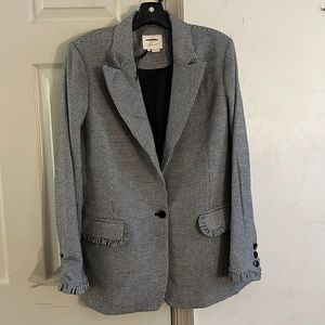 Kate spade ruffled blazer